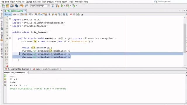 Java Video 8: Java Scanner Part2 How to input from a text file and a web page смотреть онлайн