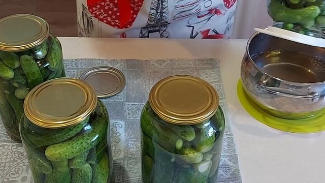 Очень вкусные мариновынные огурцы без заморочек. Простой рецепт. смотреть онлайн