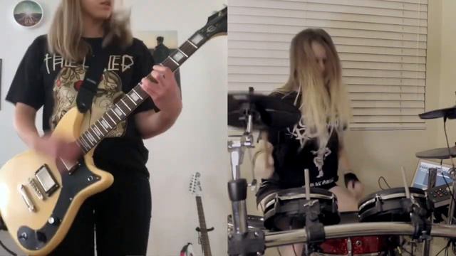 The Sharpest Lives - My Chemical Romance Guitar and Drum Cover смотреть онлайн