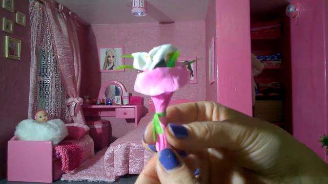 Кукольный домик №2 для куклы Барби своими руками. Dollhouse for Barbie смотреть онлайн