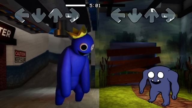 New Rainbow Friends VS Rainbow Friends CURSED (New Characters) ?FNF New Mod (Roblox Rainbow Friend) смотреть онлайн