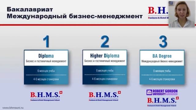 Business and Hotel Management School (BHMS) | Полный Разбор С Представителем ВУЗа. смотреть онлайн