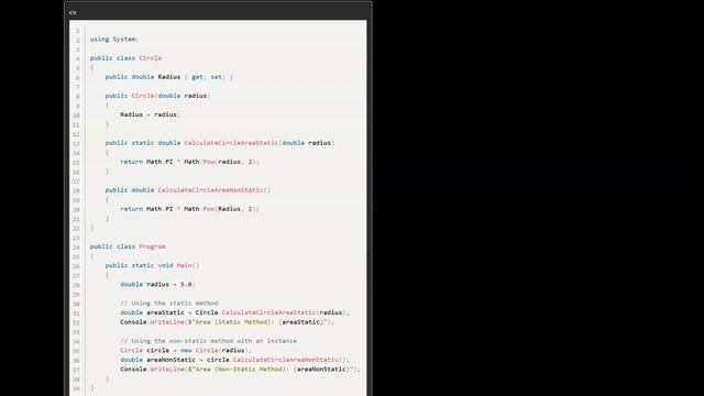 Static methods and static classes in C# in 4 minutes смотреть онлайн