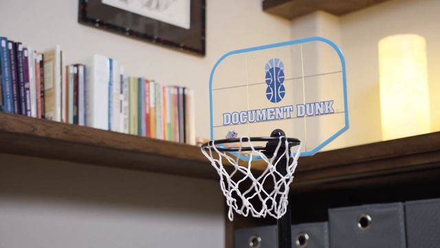 Document Dunk: the trashcan basketball hoop for office allstars смотреть онлайн