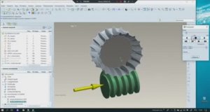 ⚙Расчёт и создание 3D-модели червячного колеса. Часть 1.