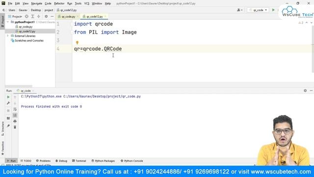 How to Create QR Code Generator in Python | Python Project Complete Tutorial смотреть онлайн