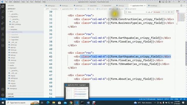 HOW TO CREATE HTML FORM IN DJANGO WEBSITE USING CRISPY LIBRARY AND FORMS.PY (Episode 15) смотреть онлайн