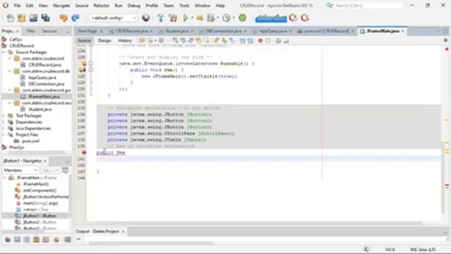 CRUD application, MySQL database, Record keyword with Java Swing integration.| Tutorial step by ste смотреть онлайн