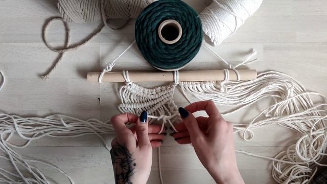 MAKRAMA- skrzydła (krok po kroku) смотреть онлайн