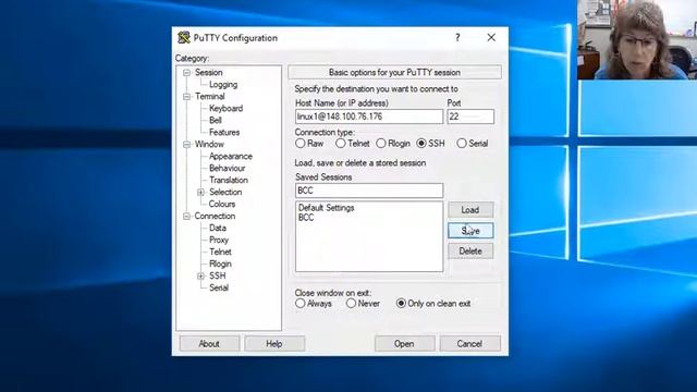 wk1 Using Putty to set up SSH to connect to remote LINUX Server from a local Windows PC смотреть онлайн