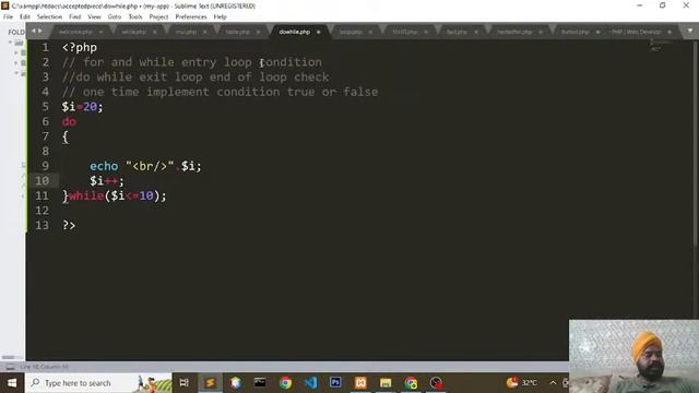 Do While loop in PHP | Web Development Full Course | Chapter #6 смотреть онлайн