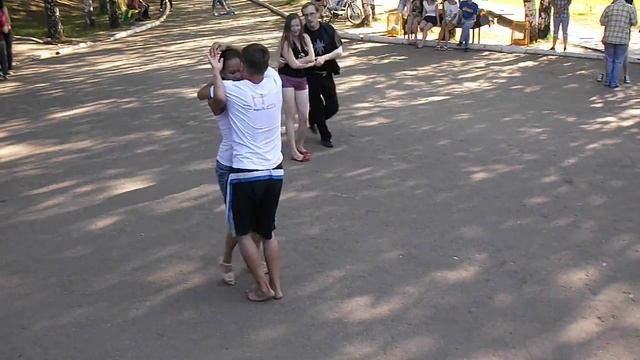 Меренге.(Merengue Dance) Латиноамериканские танцы Чебоксары. Саша и Лена.Open Air