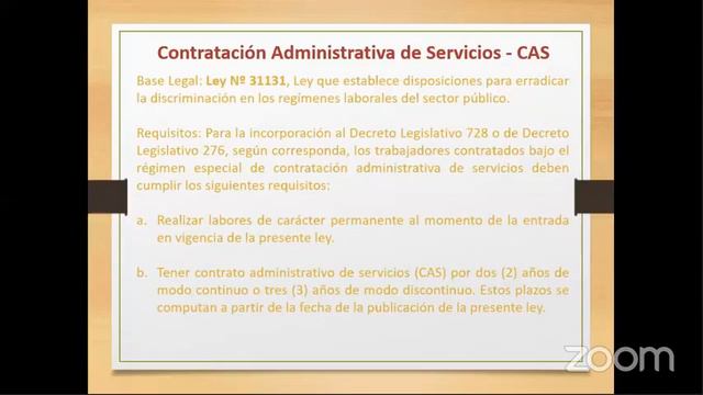 CONTRATOS DE LOCACIÓN DE SERVICIOS, TERCEROS, S.N.P. Y CAS COVID EN TRABAJADORES DEL SECTOR SALUD. смотреть онлайн