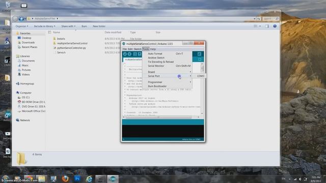 How to actively control a servo using an Arduino Uno, python, and your PC смотреть онлайн
