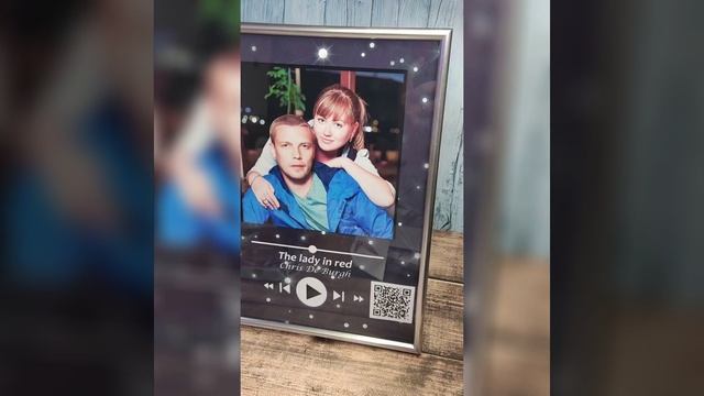 Постер с треком и фото