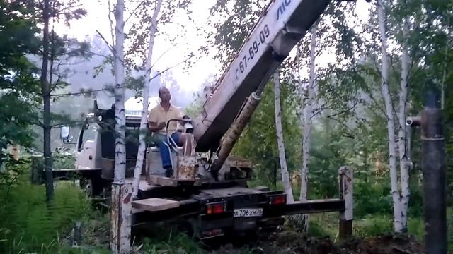 Завинчивание винтовых свай смотреть онлайн