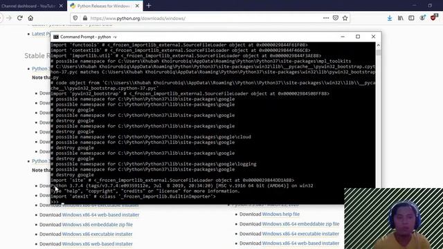 Cara Install Python 3.8.3 di Windows 10 смотреть онлайн