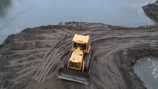 Засыпают русло Десны, Литейный мост, Брянск смотреть онлайн