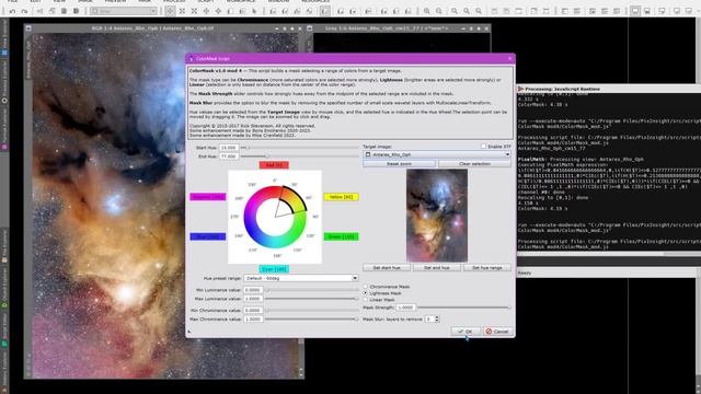 PixInsight: ColorMask Script Complete смотреть онлайн