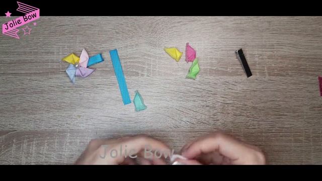 5 Easy Hair Clip For Beginner ? Ribbon Bow Tutorial ? DIY By Jolie Bow ? смотреть онлайн