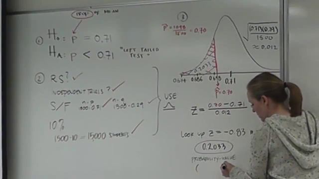 Left Tail Hypothesis Testing (1 Proportion) смотреть онлайн
