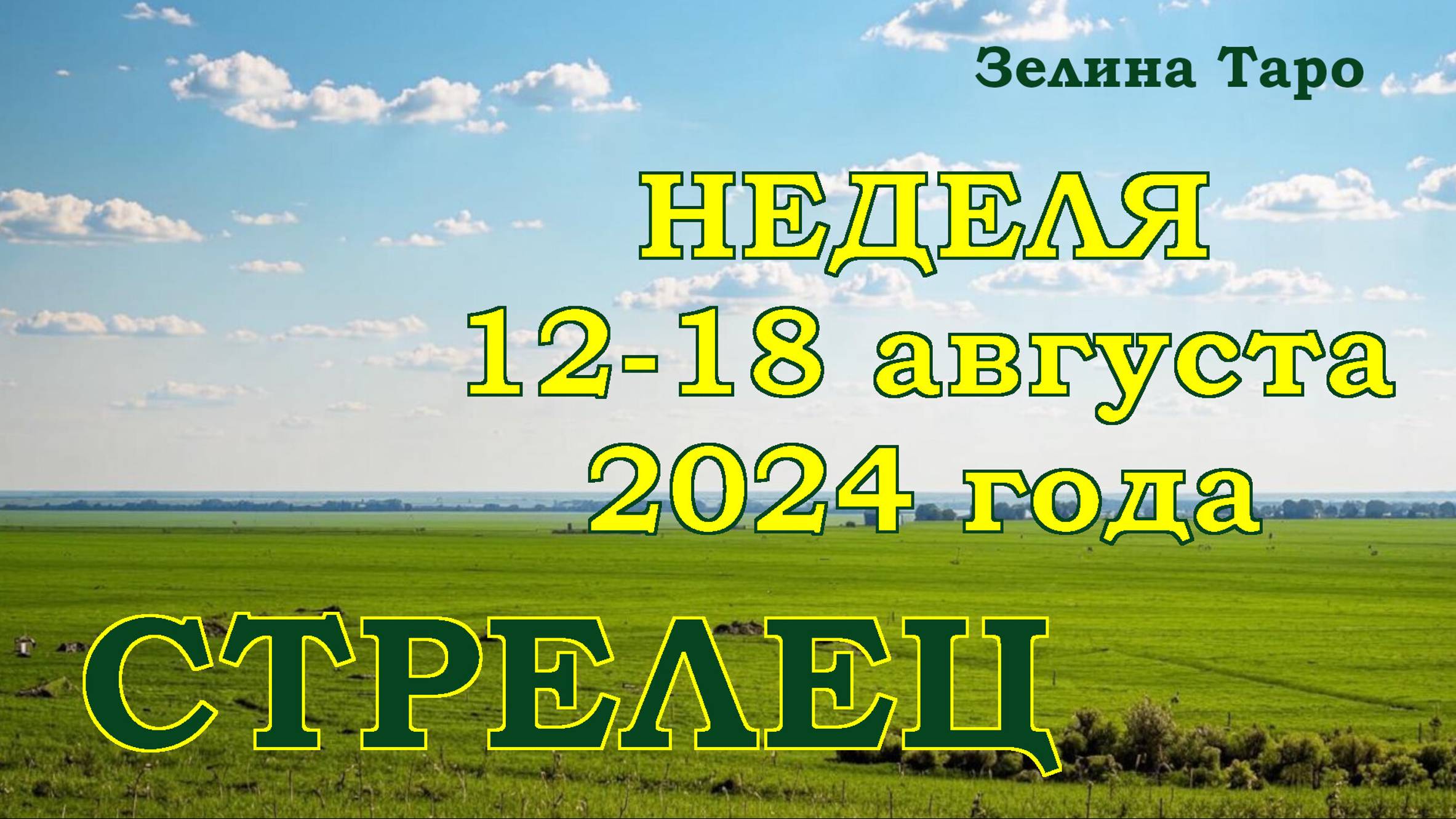 СТРЕЛЕЦ | ТАРО прогноз на неделю с 12 по 18 августа 2024 года