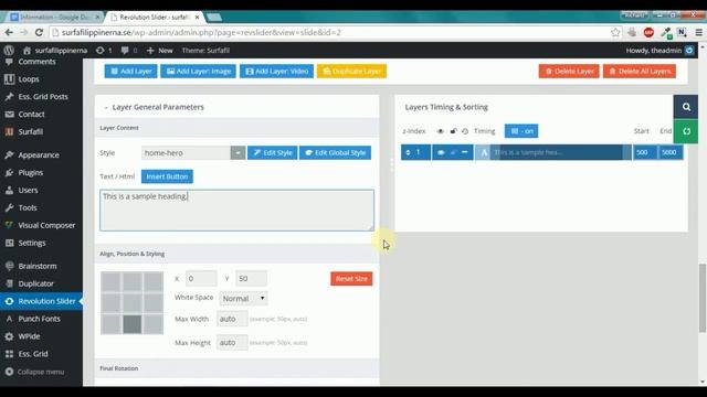 How to edit, add & remove Revolution Slider Content - Basic смотреть онлайн