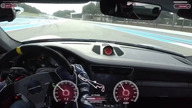 Castellet 8 mars 2020, Porsche 991.2 GT3, chrono 2:18.2 avec Pirelli Trofeo R, immocars setup смотреть онлайн