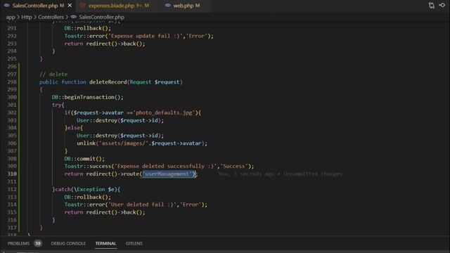 Laravel 9 Delete record with remove image in Expense | Sales HR смотреть онлайн