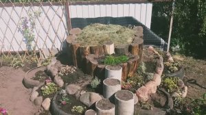 Как построить альпийскую горку из подручных материалов своими руками. Часть 2.