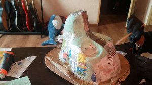 Как сделать основу для фурсьюта? Техника папье-маше!