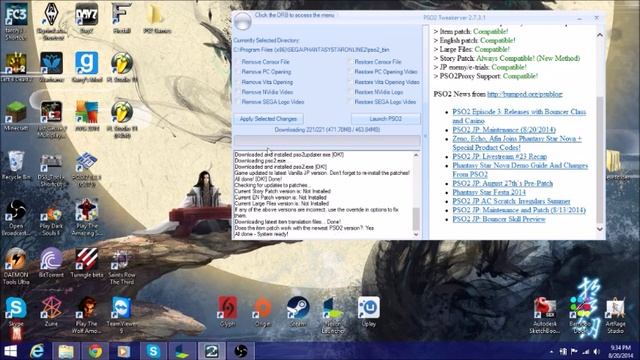 Phantasy Star Online 2 how to fix the PSO2 Tweaker problem смотреть онлайн