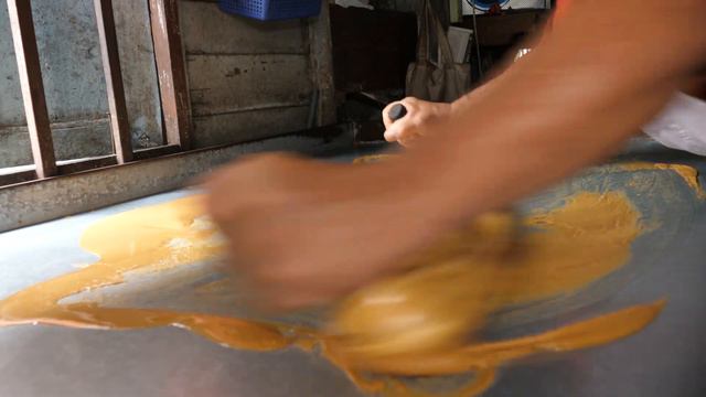 Michelin Roti Sai Mai Crepes !! Ayutthaya Traditional Cotton Candy !! - Thai Street Food