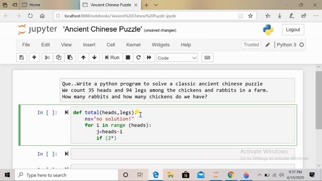 Can You Solve Ancient chinese puzzle ?? | प्राचीन चीनी पहेली | In Python | Happy Learning .. смотреть онлайн