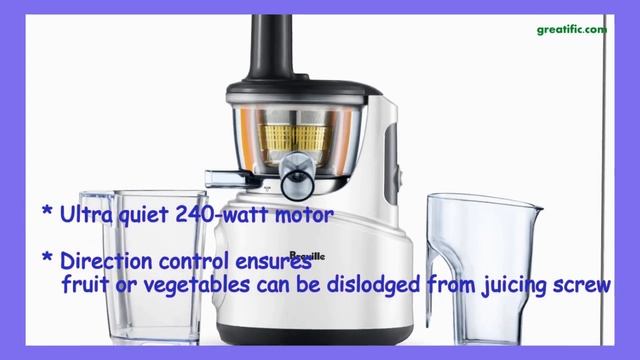 Breville BJS600XL Fountain Crush Masticating Slow Juicer смотреть онлайн