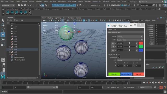 Pivot Match Tool for Maya смотреть онлайн