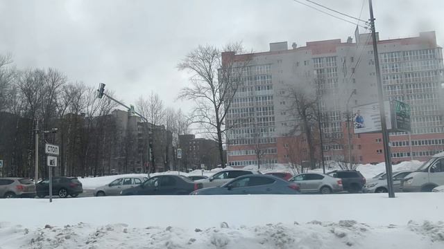 Череповец | Поездка на трамвае 71-605(КТМ-5М3) [Вагон 107] | Маршрут 8 смотреть онлайн