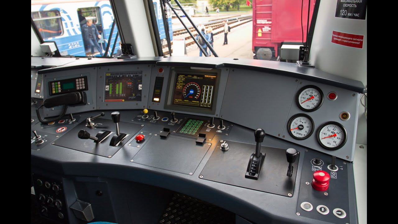 Знакомьтесь электровоз 2ЭВ120«Князь Владимир»/Meet the electric locomotive 2EV120 "Prince Vladimir". смотреть онлайн