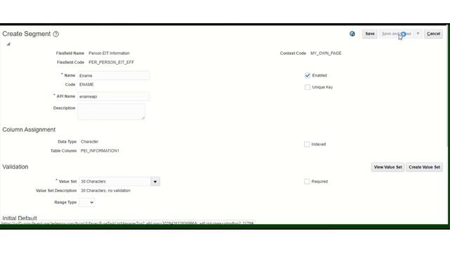 Create EFF Extensible Flex Field Oracle Fusion HCM смотреть онлайн