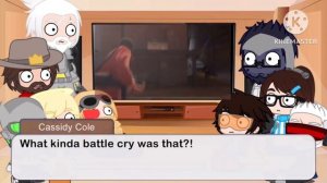 Overwatch reacts to Team Fortress 2 |episode 2: meet the soldier|