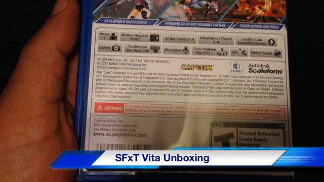 PS Vita - Street Fighter X Tekken Unboxing смотреть онлайн