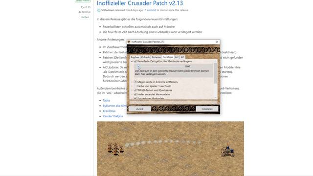 Inoffizieller Patch v2.13 | Stronghold Crusader (German) смотреть онлайн
