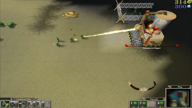 Army Men RTS Walkthrough - Mission 8 - From Here To The Sofa смотреть онлайн