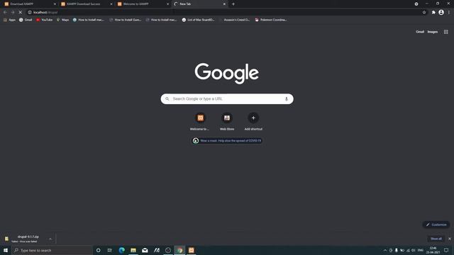 Drupal Windows 10 Xampp Server Installation 2021 | Drupal Localhost Installation Windows 2021 смотреть онлайн