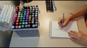 Рисуем скетч-маркерами человека