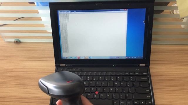 LS75 USB 2D barcode scanner connect to windows to test! смотреть онлайн