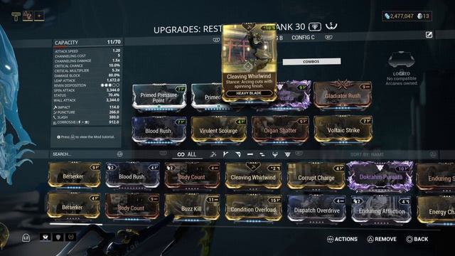 Warframe: Strongest Dokrahm Zaw [Build] Crazy Red Crits w/Riven смотреть онлайн