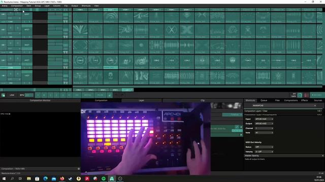 Resolume MIDI Mapping Tutorial --- AKAI APC40 MKII смотреть онлайн