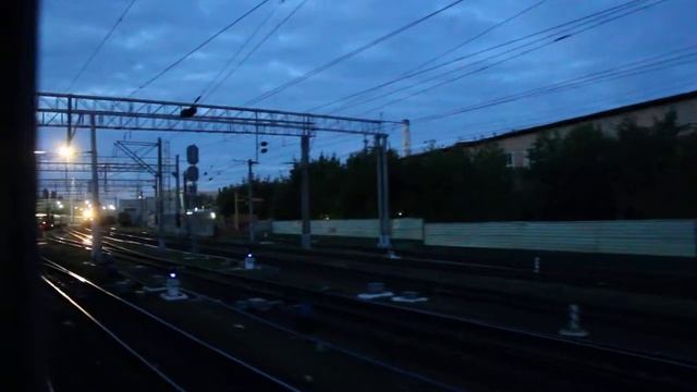 Прибытие на станцию Саратов-1 из окна пассажирского поезда смотреть онлайн