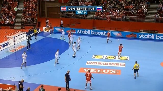 Гандбол Чемпионат Европы 2016 Россия - Дания (Handball Euro 2016 Russia Denmark) смотреть онлайн